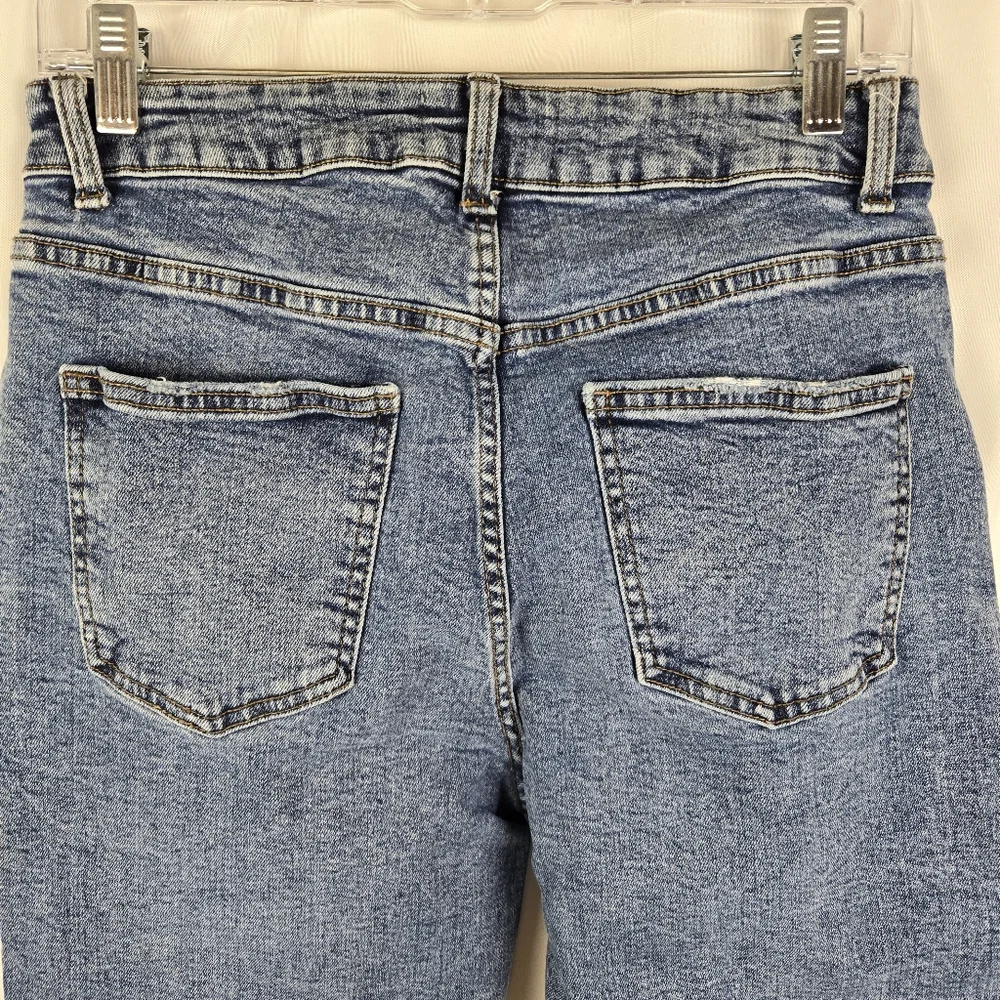 Primark Cares Denim Co Distressed Denim Ankle Jeans Womens Size 8